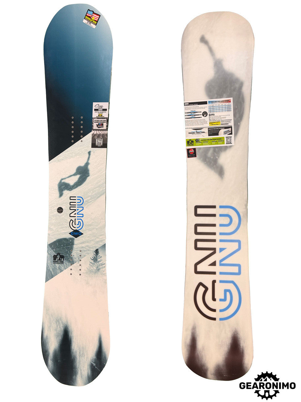 GNU GWO Snowboard - 159cm - image 4
