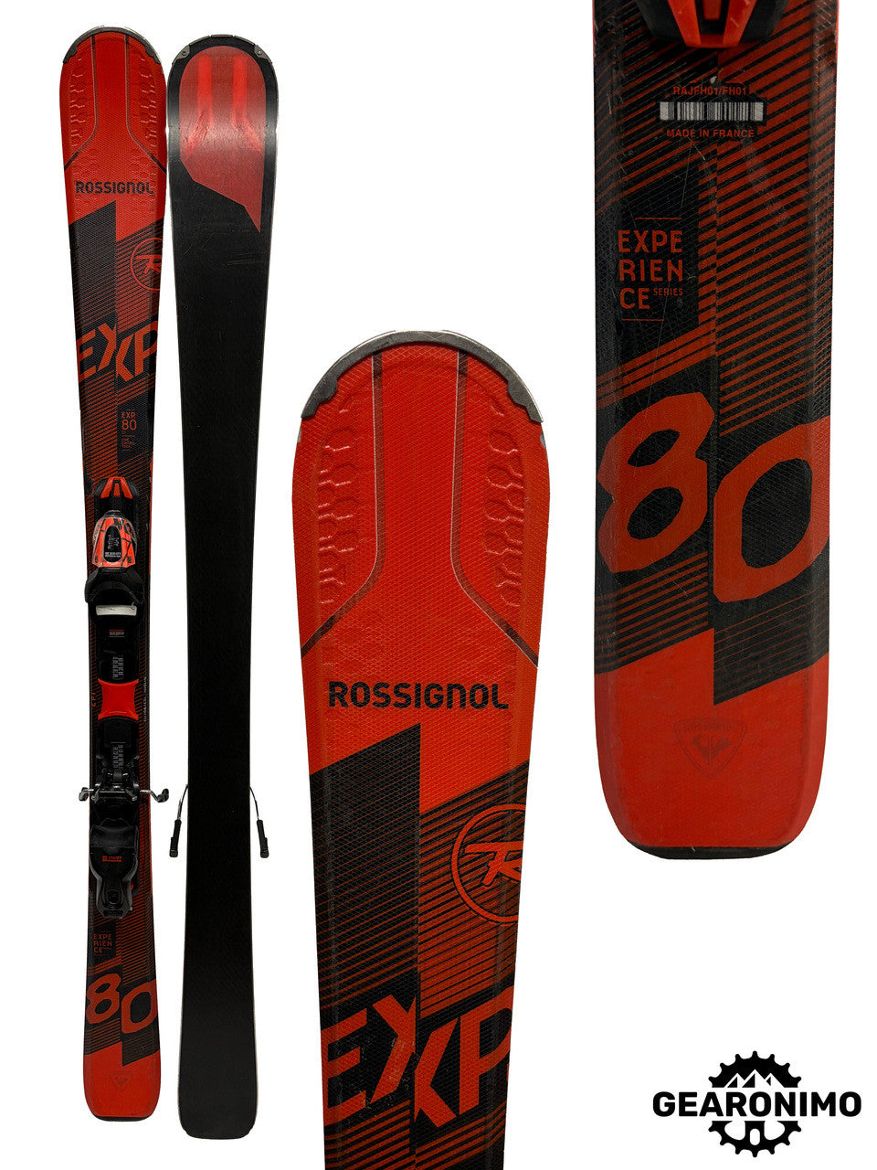 Rossignol EXP 80 Carbon Skis With Look Xpress 11 Grip Walk Bindings (Multiple Sizes) - image 9