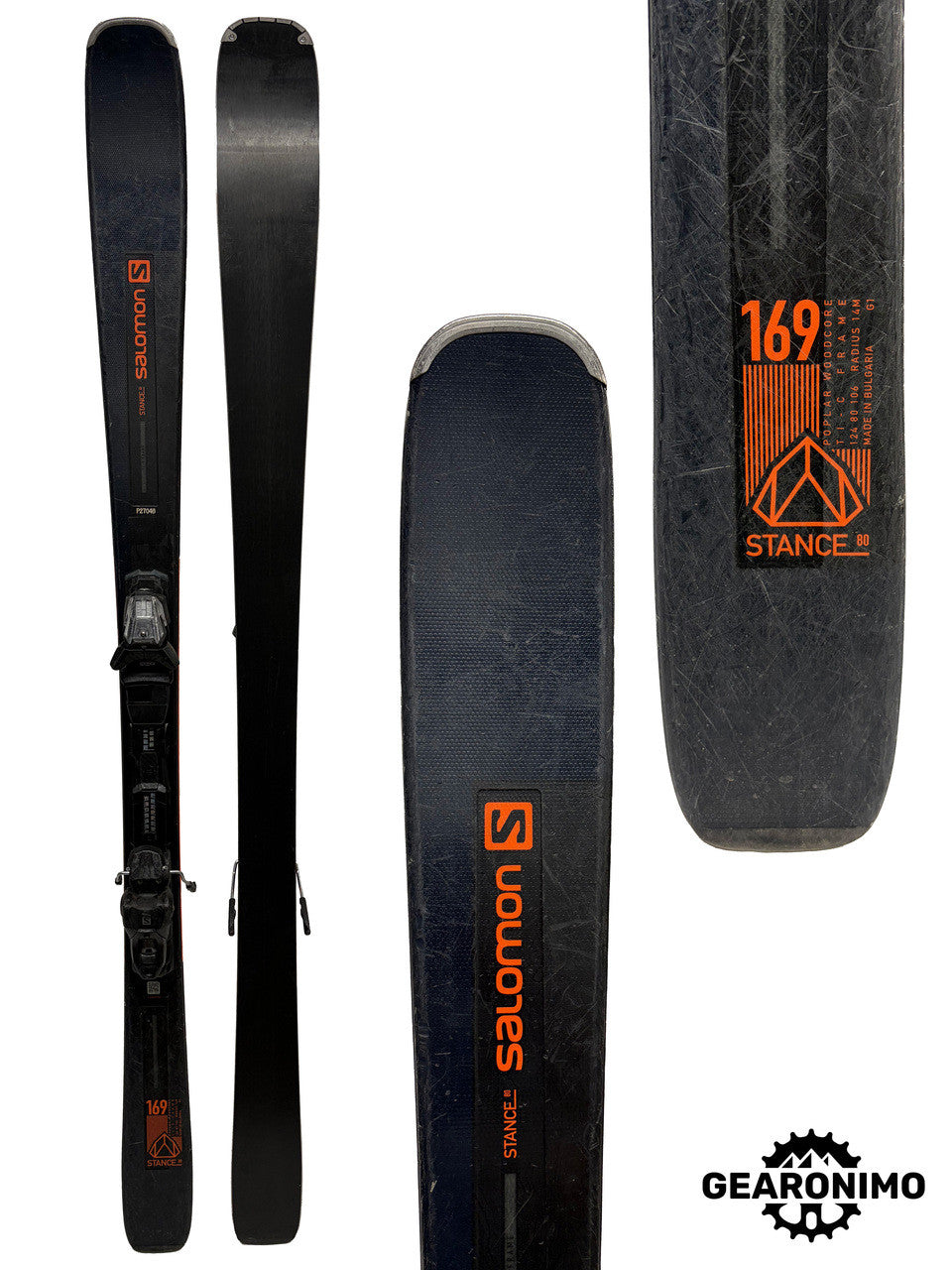 Salomon Stance 80 (2022) Skis With Salomon M11 Bindings (Multiple Sizes) - image 9