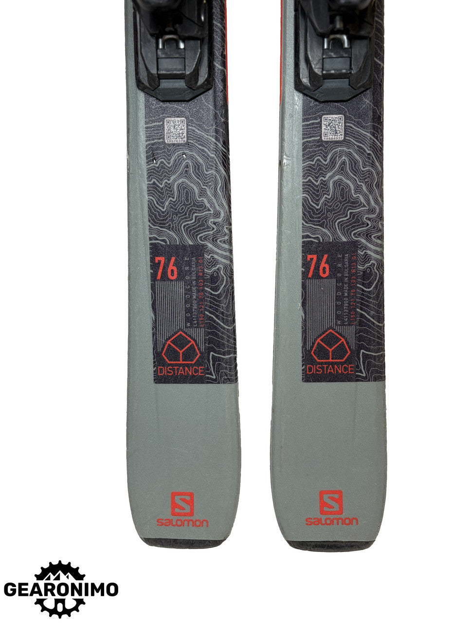 Salomon Distance 76 Skis With Salomon 3m10 Bindings (Multiple Sizes) - image 5