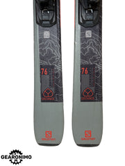 Salomon Distance 76 Skis With Salomon 3m10 Bindings (Multiple Sizes) - image 5