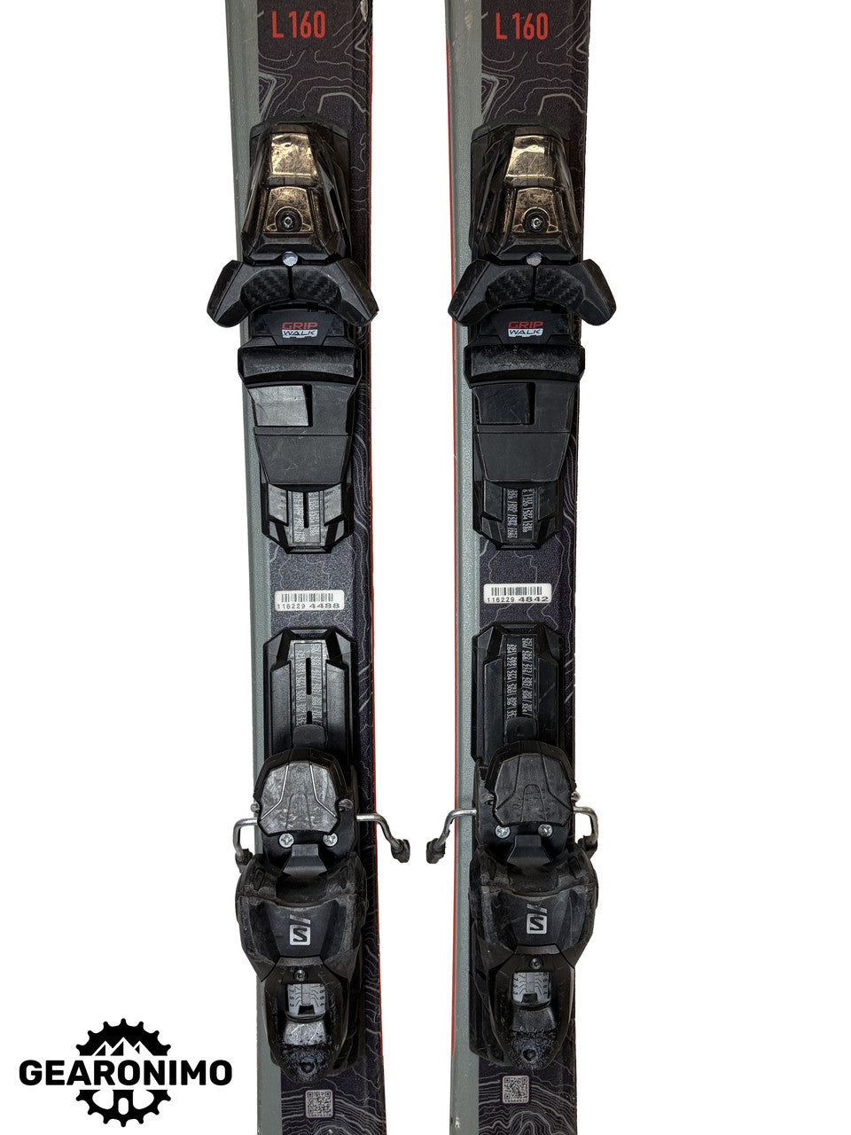Salomon Distance 76 Skis With Salomon 3m10 Bindings (Multiple Sizes) - image 4