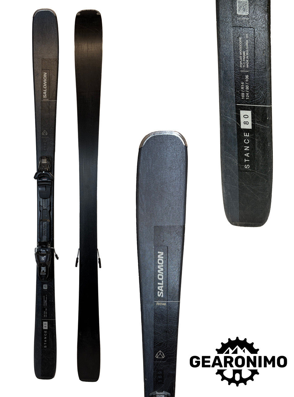 Salomon Stance 80 (2023) Skis With Salomon  M11 bindings - (Multiple Sizes Available) - image 9