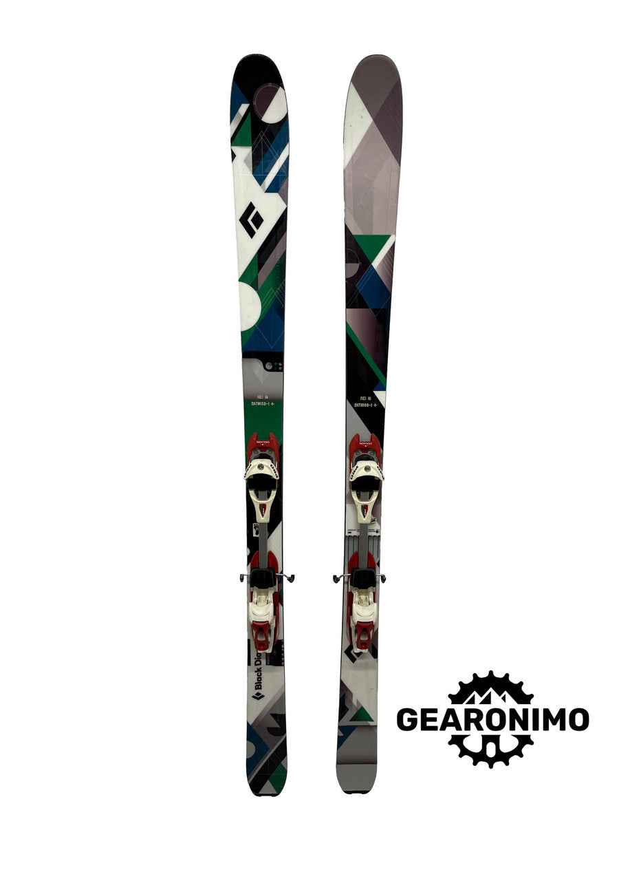 Black Diamond Warrant 95 With Fritschi Diamir Freeride Pro Bindings -188cm - image 2