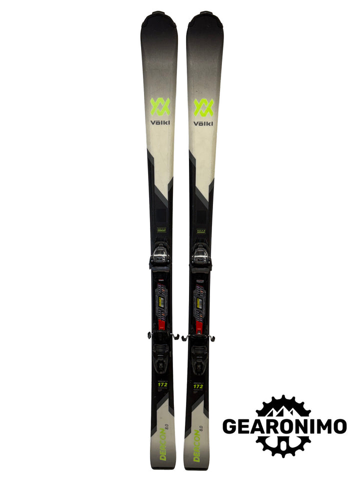 Volkl Deacon 8.0 Skis With Marker FDT 10 Bindings (Multiple Sizes) - image 1