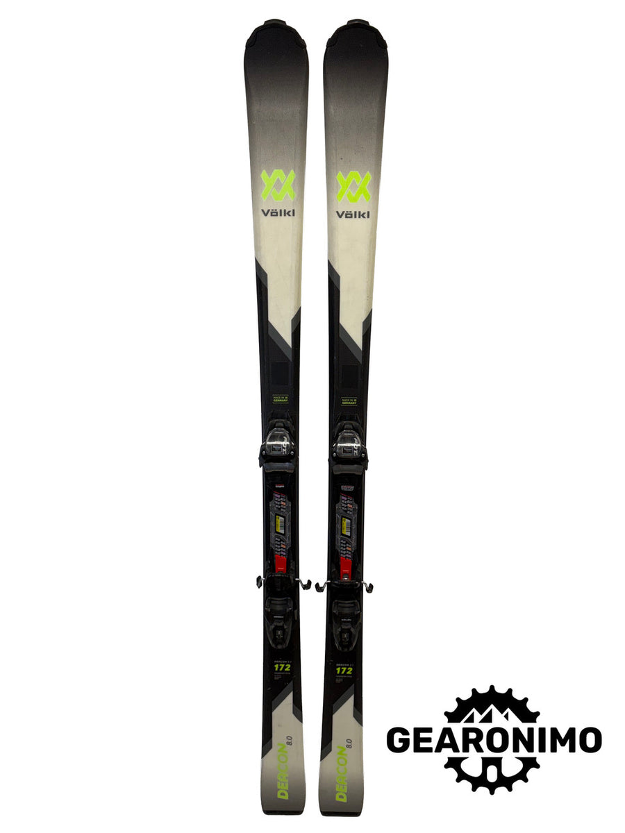 Volkl Deacon 8.0 Skis With Marker FDT 10 Bindings (Multiple Sizes) - image 1