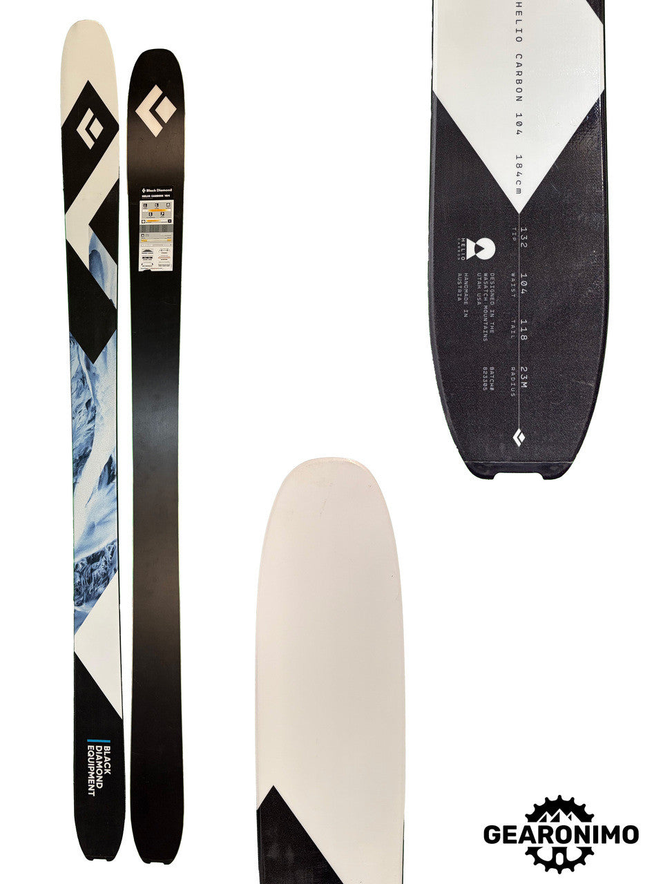 Black Diamond Helio Carbon 104 Skis - 184cm - image 3