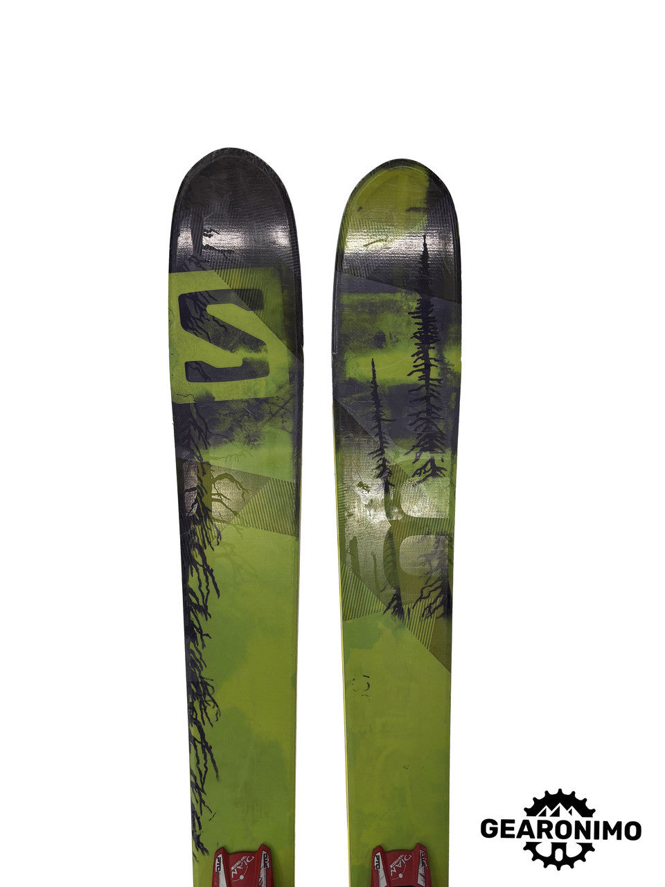 Salomon Labs with Diam Freeride Frame Bindings - 190cm - image 3