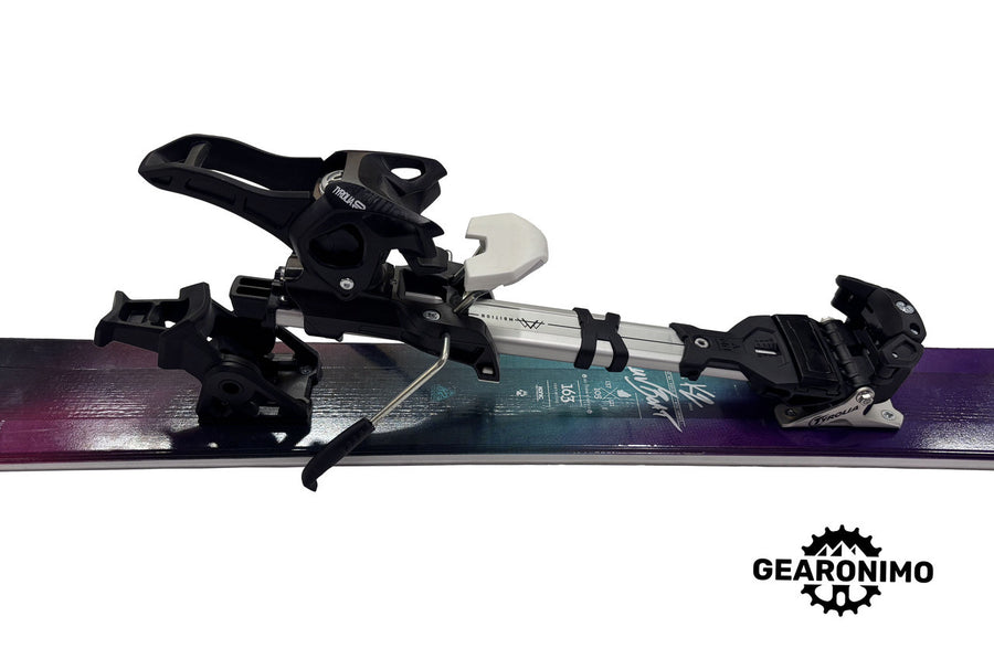 K2 Luvboat 105 Skis With Tyrol Ambition Frame Bindings - 163cm - image 8