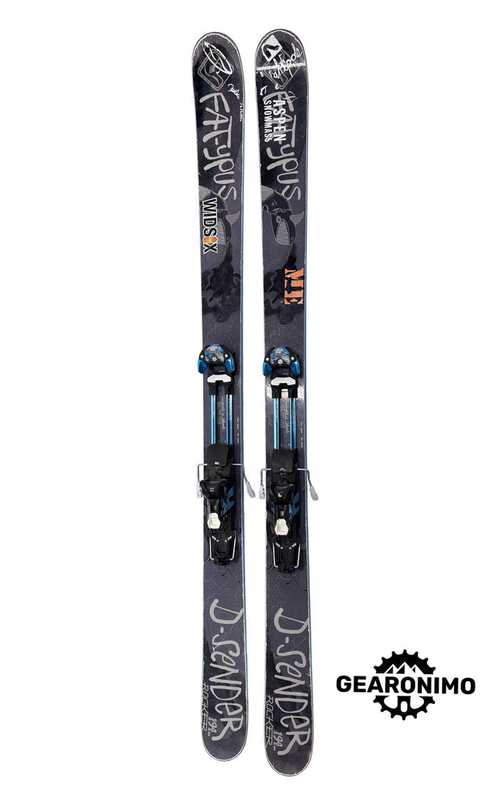 Fatypus D-sender Rocker Skis with Salomon guardian 16 frame bindings - 194cm - image 4