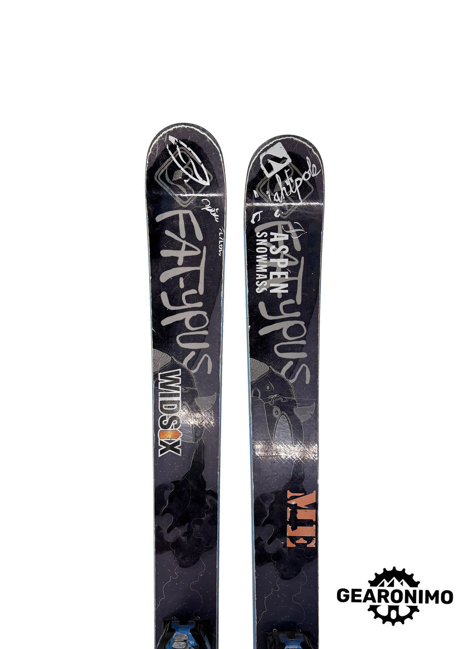 Fatypus D-sender Rocker Skis with Salomon guardian 16 frame bindings - 194cm - image 3