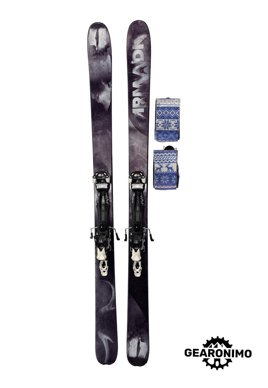 Armada Invictus 108 TI ski With Tyrola Adrenaline Frame Bindings and skins - 188cm - image 12