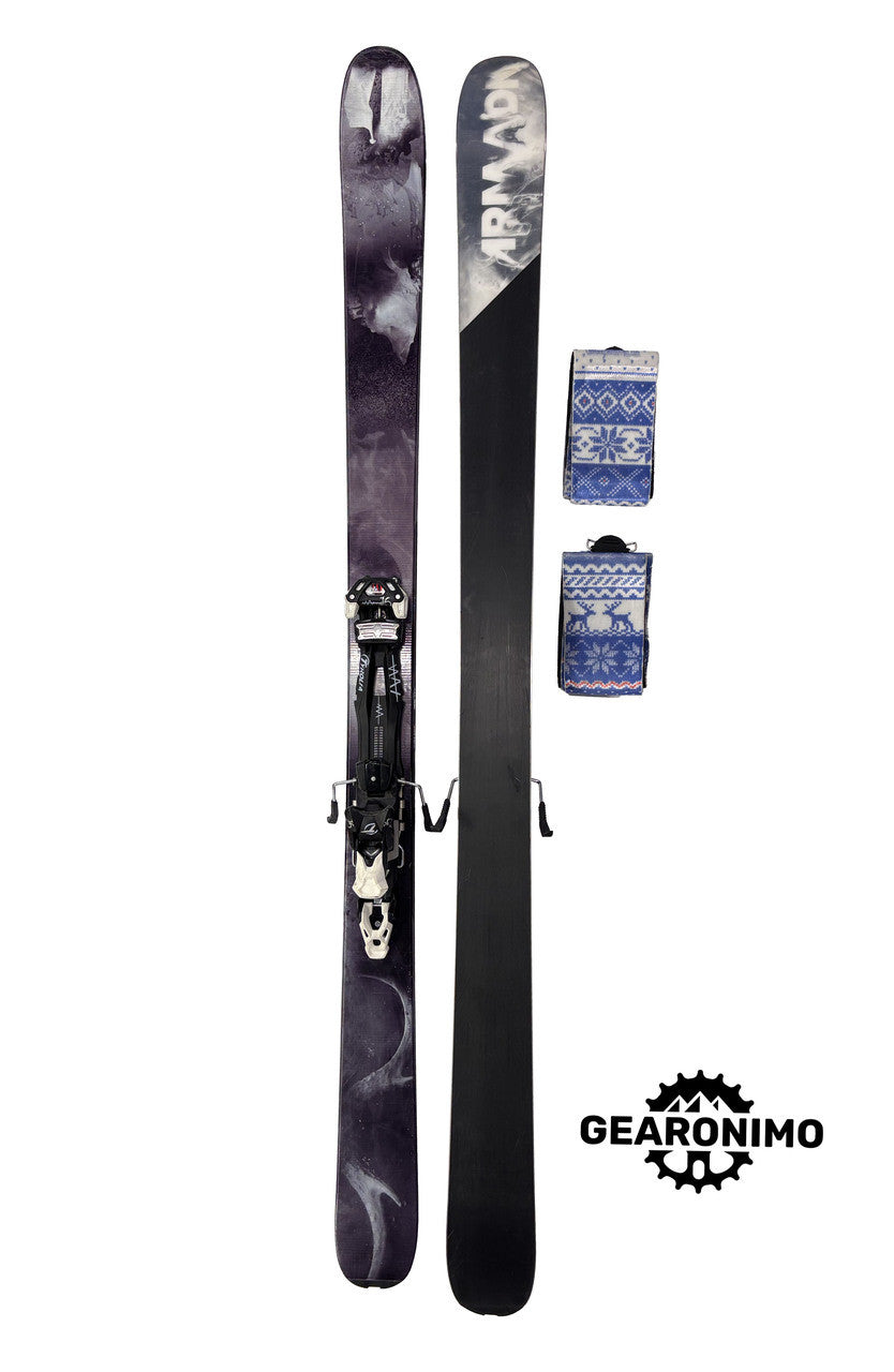 Armada Invictus 108 TI ski With Tyrola Adrenaline Frame Bindings and skins - 188cm - image 1