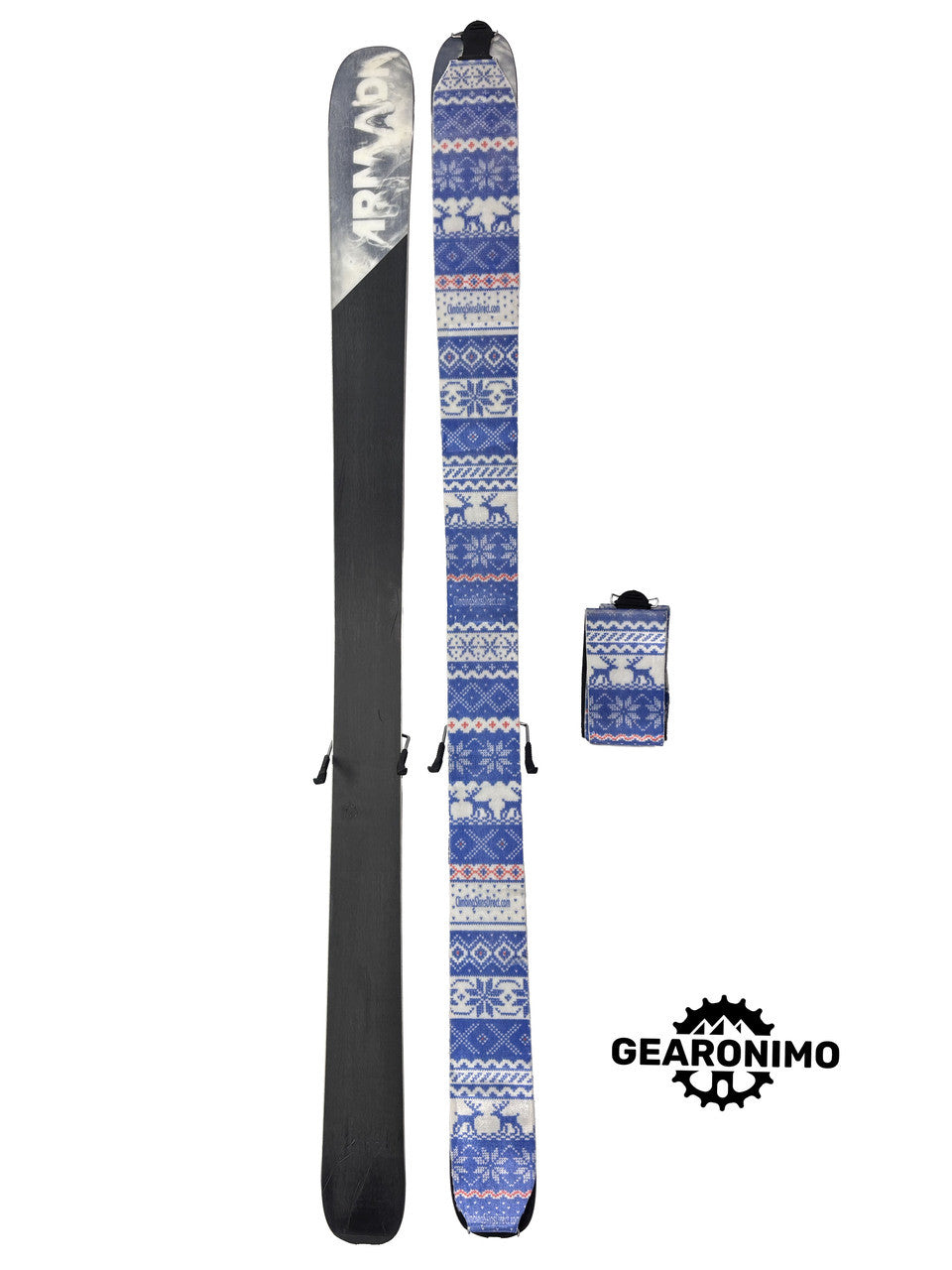 Armada Invictus 108 TI ski With Tyrola Adrenaline Frame Bindings and skins - 188cm - image 2
