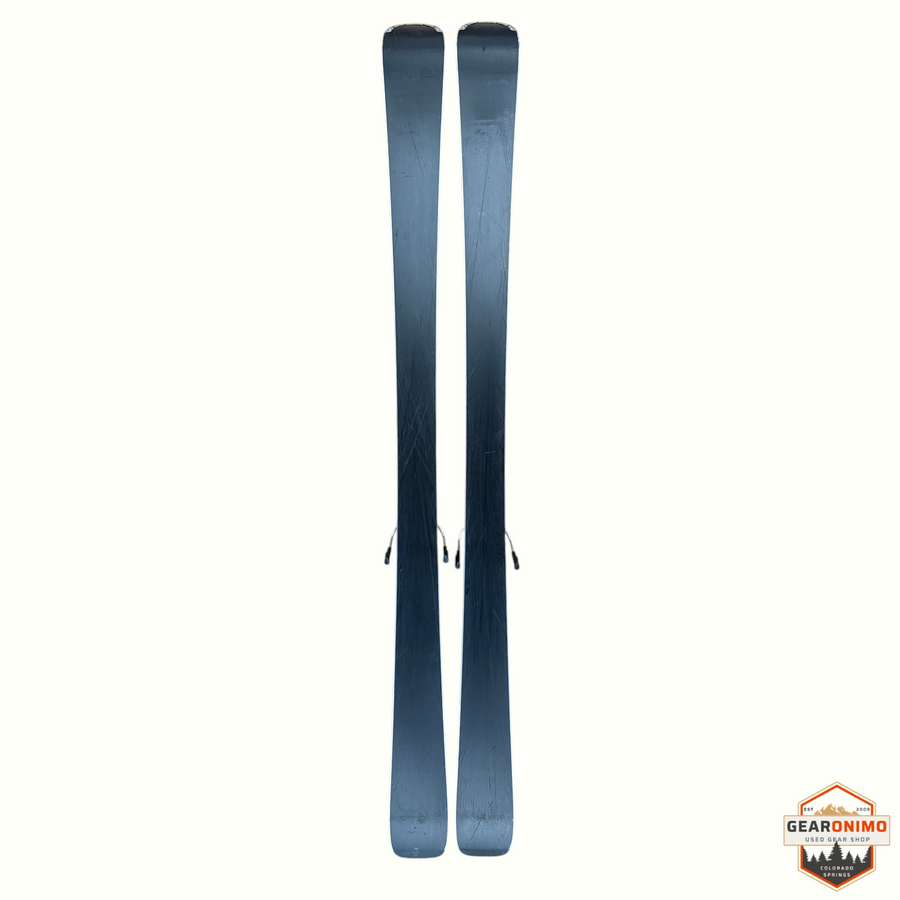Gearonimo Sports Rossignol Experience 78 skis in dark grey with Look Xpress 11 bindings, 162cm length