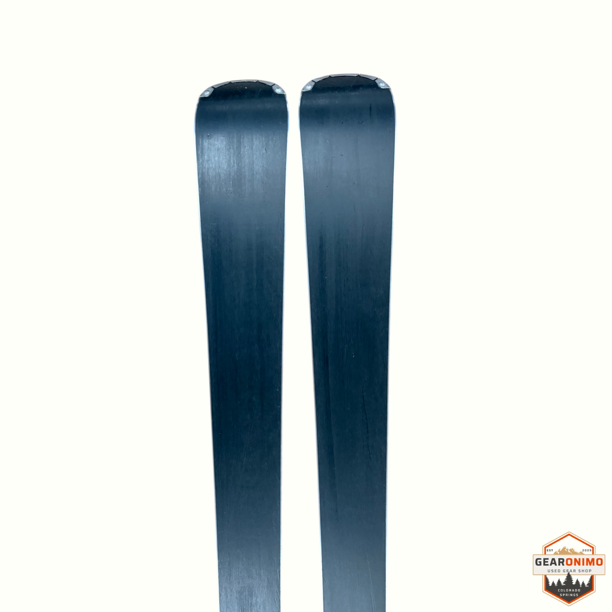 Gearonimo Sports Rossignol Experience 78 skis with black bases, shown from the top down in a 170 cm length.