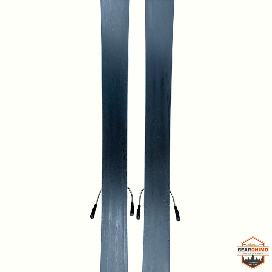 Gearonimo Sports Rossignol Experience 78 skis with Look Xpress 11 bindings, showing the black bases in 170 cm length.