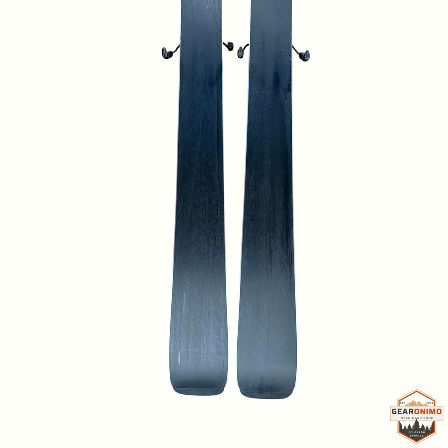 Gearonimo Sports Rossignol Experience 78 skis with Look Xpress 11 bindings, 170 cm length, black base view
