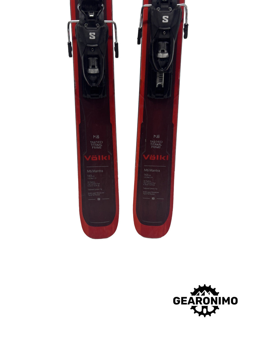 Volkl M6 Mantra  96 w/ Salomon M11 Bindings -  163cm - image 5