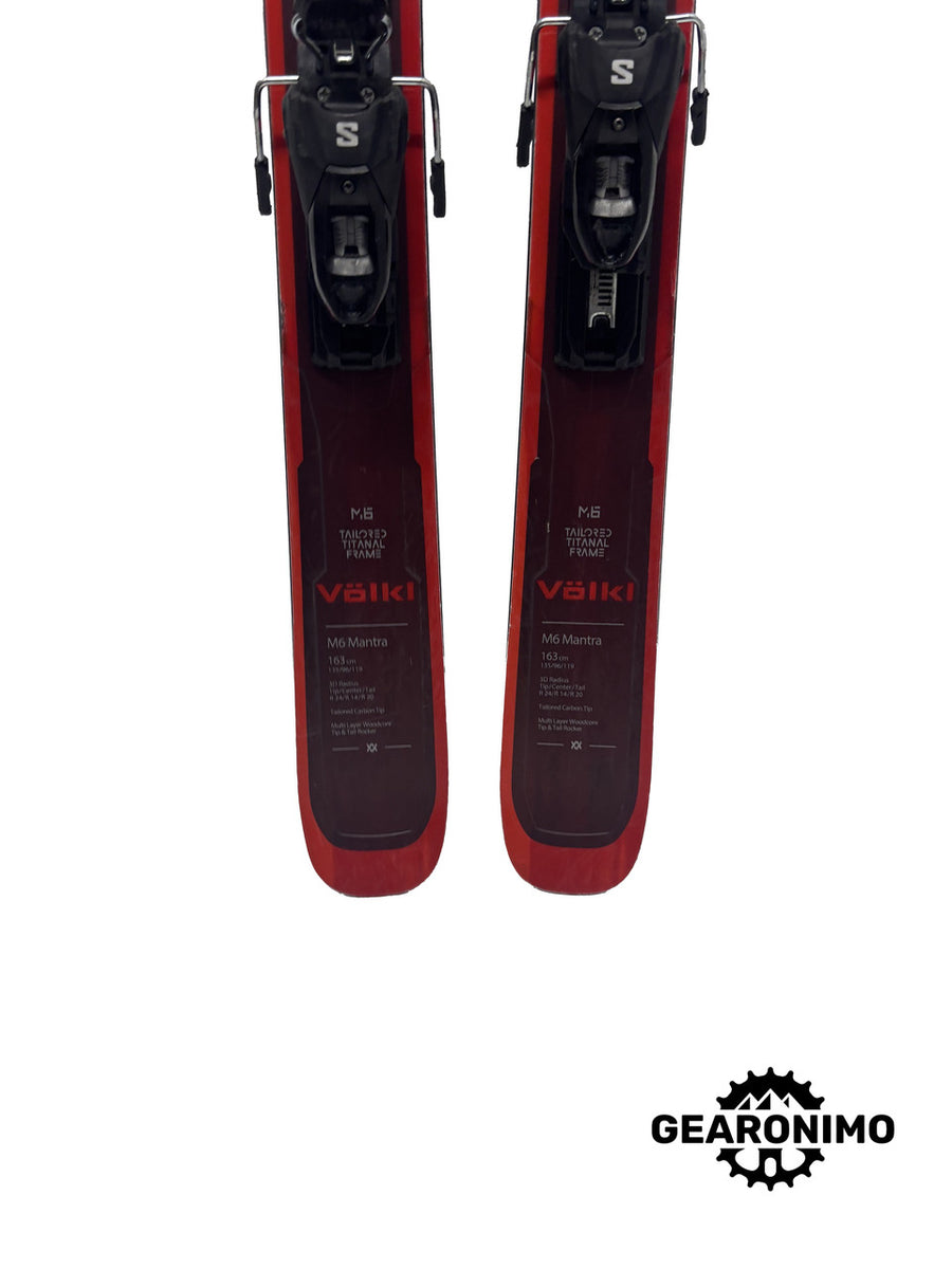 Volkl M6 Mantra  96 w/ Salomon M11 Bindings -  163cm - image 5