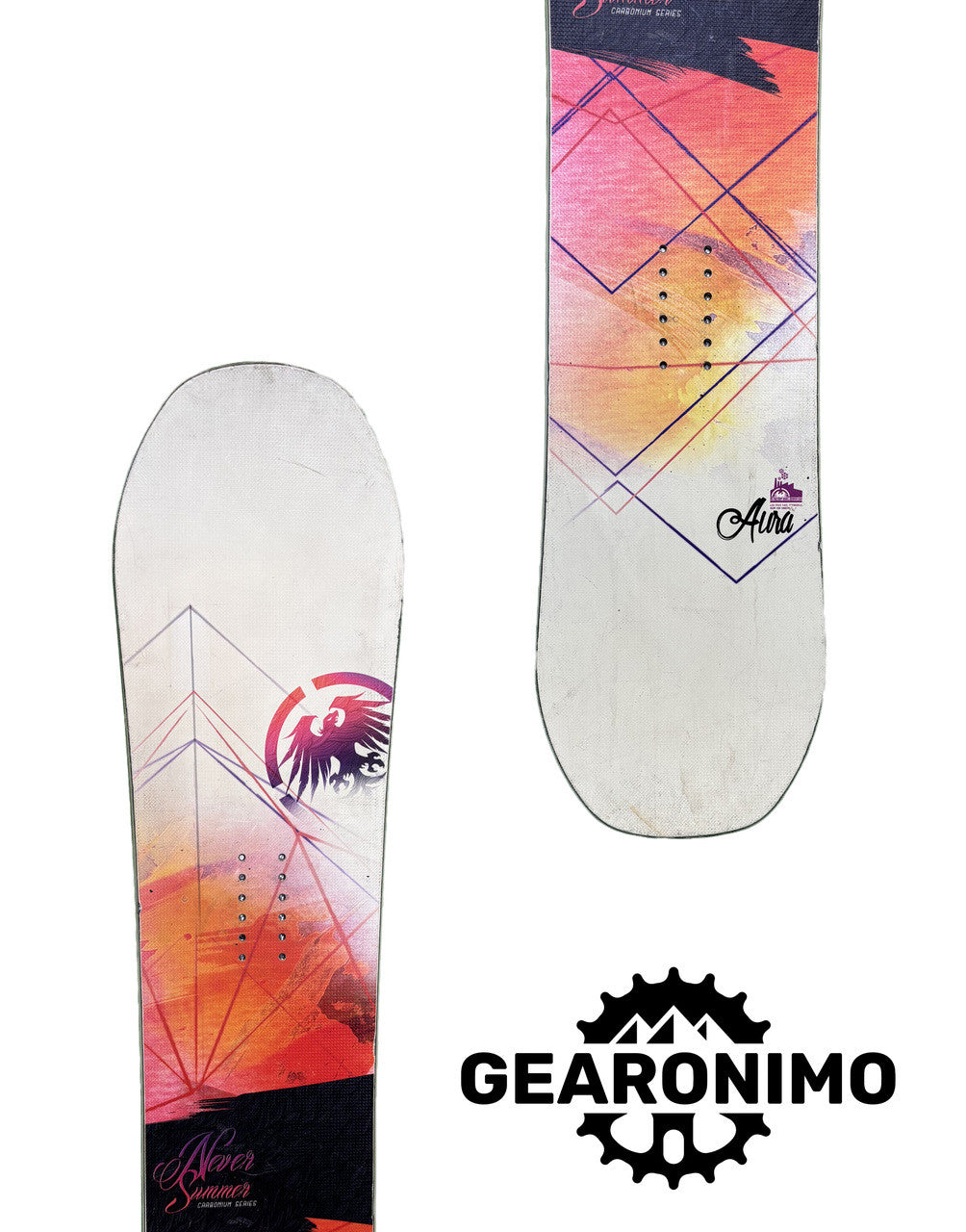 Never Summer Aura Snowboard - 155cm - image 1