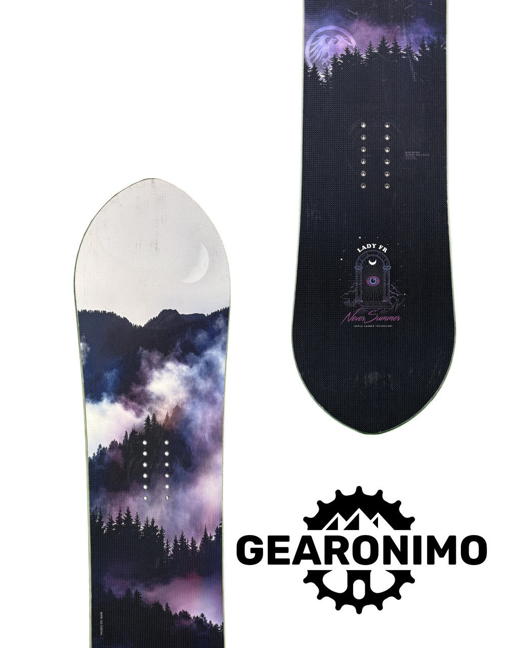 Never Summer Lady Freeride Snowboard - 153cm - image 2