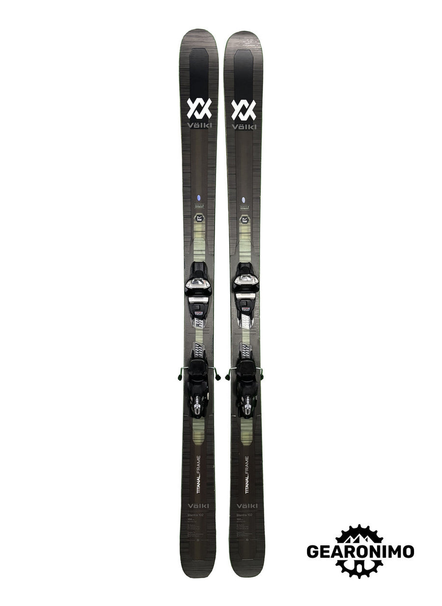 Volkl Mantra 102 Skis With Marker Griffon 13 Bindings - 184cm - image 1