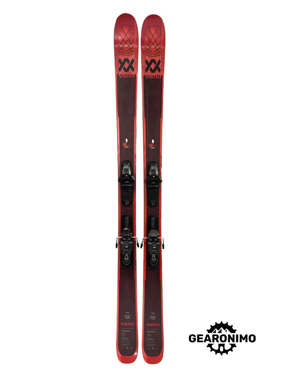 Volkl Mantra M6 Skis With Salomon M11 Bindings - 184cm - image 1