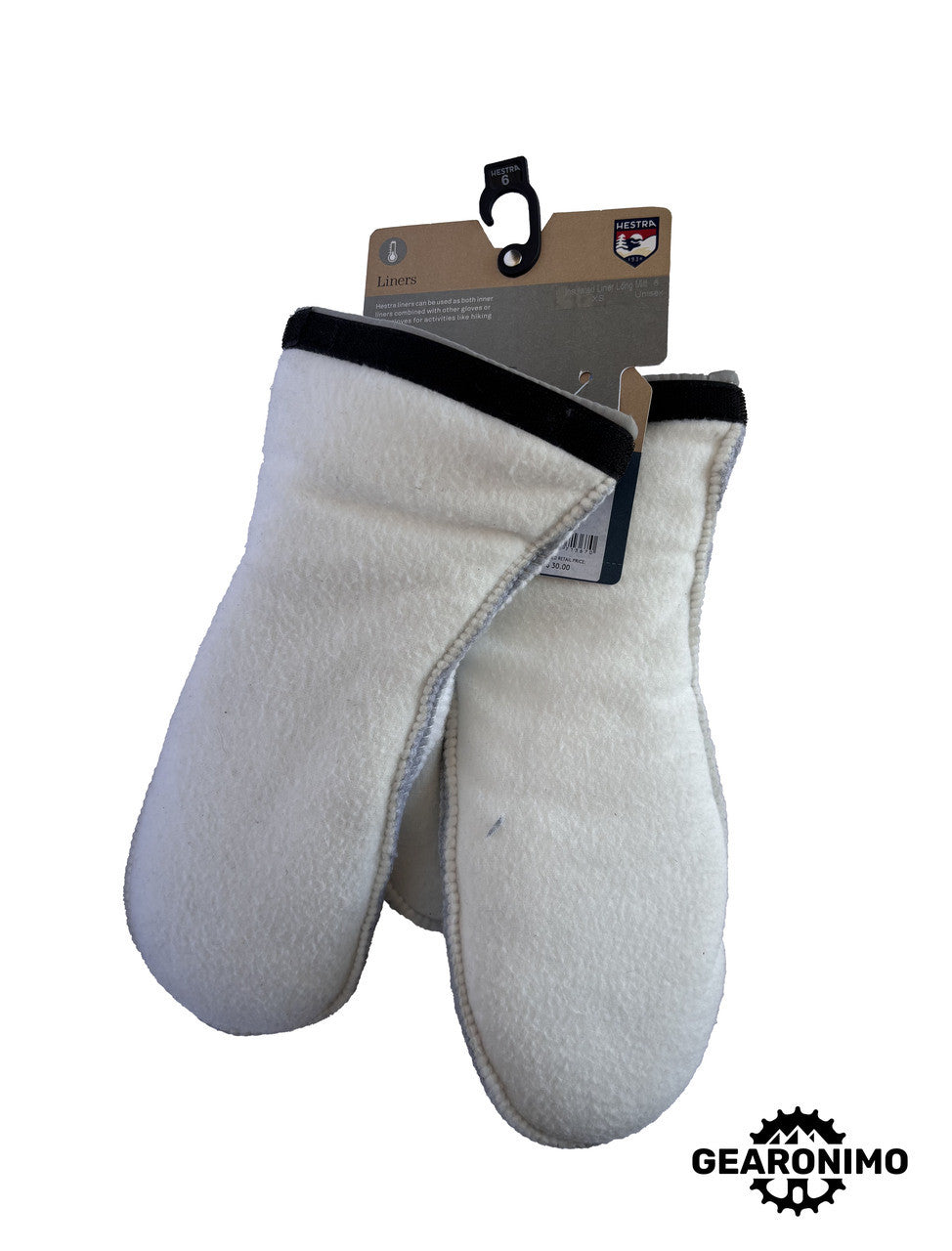 Hestra Wool Mitten Liners - Sz 6 - image 2