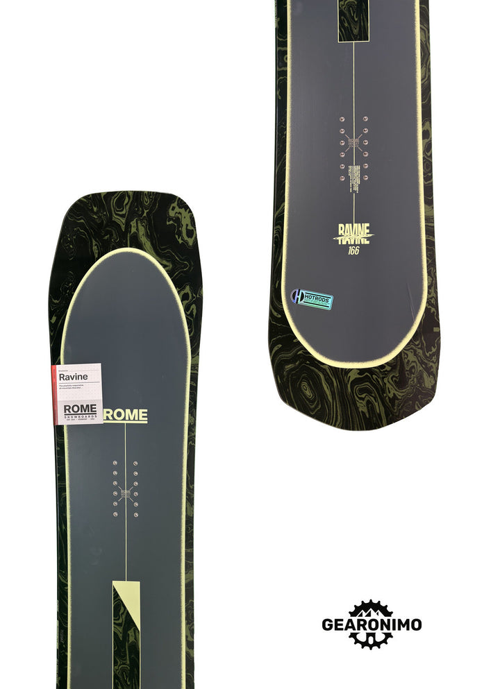 Rome Ravine Snowboard - 166cm - image 1