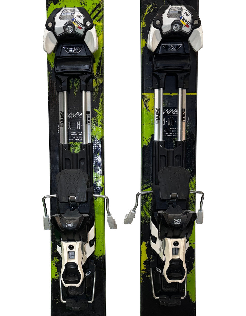 K2 Annex 108 Skis With Look XM 13 Frame Bindings - 177cm - image 3