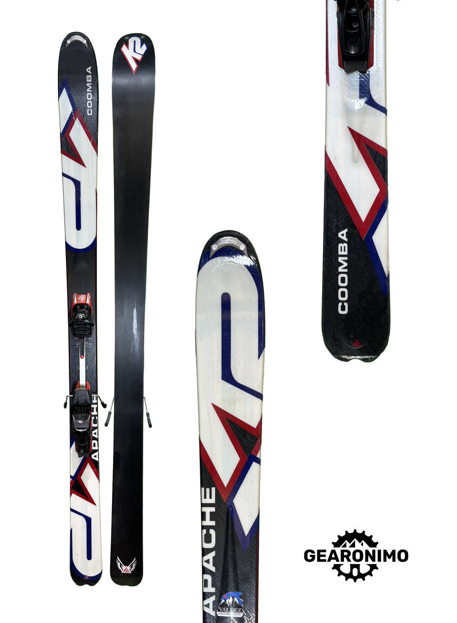 K2 Coomba Apache Skis With Diamir PTC Freeride Pluse Frame bindings - 188cm - image 4