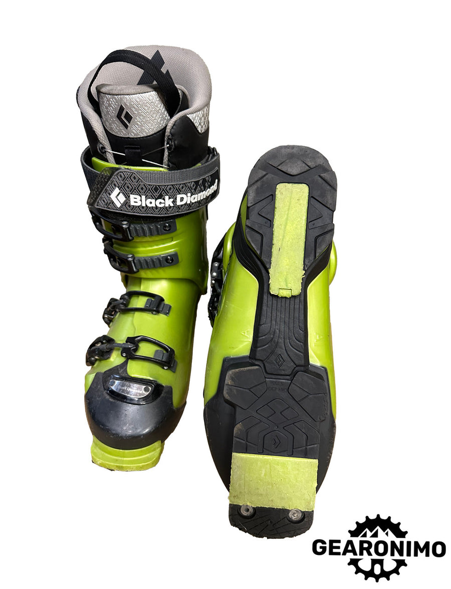 Black Diamond Factor 110 ski boots - sz 10 Mens - image 2