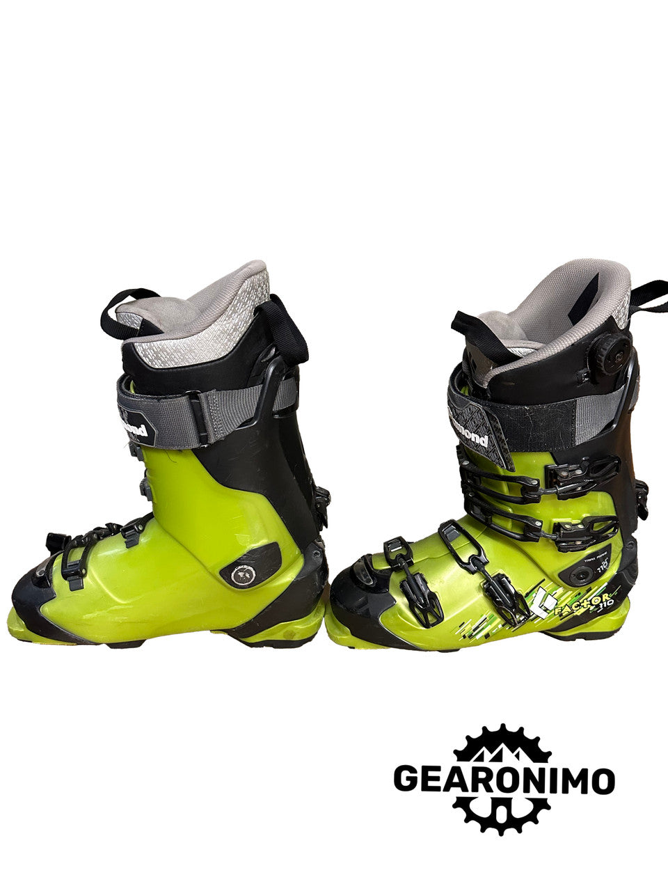 Black Diamond Factor 110 ski boots - sz 10 Mens - image 4