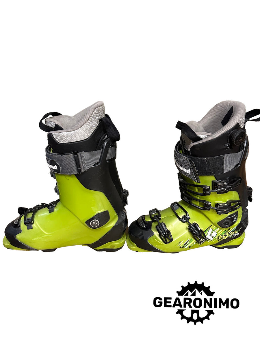 Black Diamond Factor 110 ski boots - sz 10 Mens - image 4