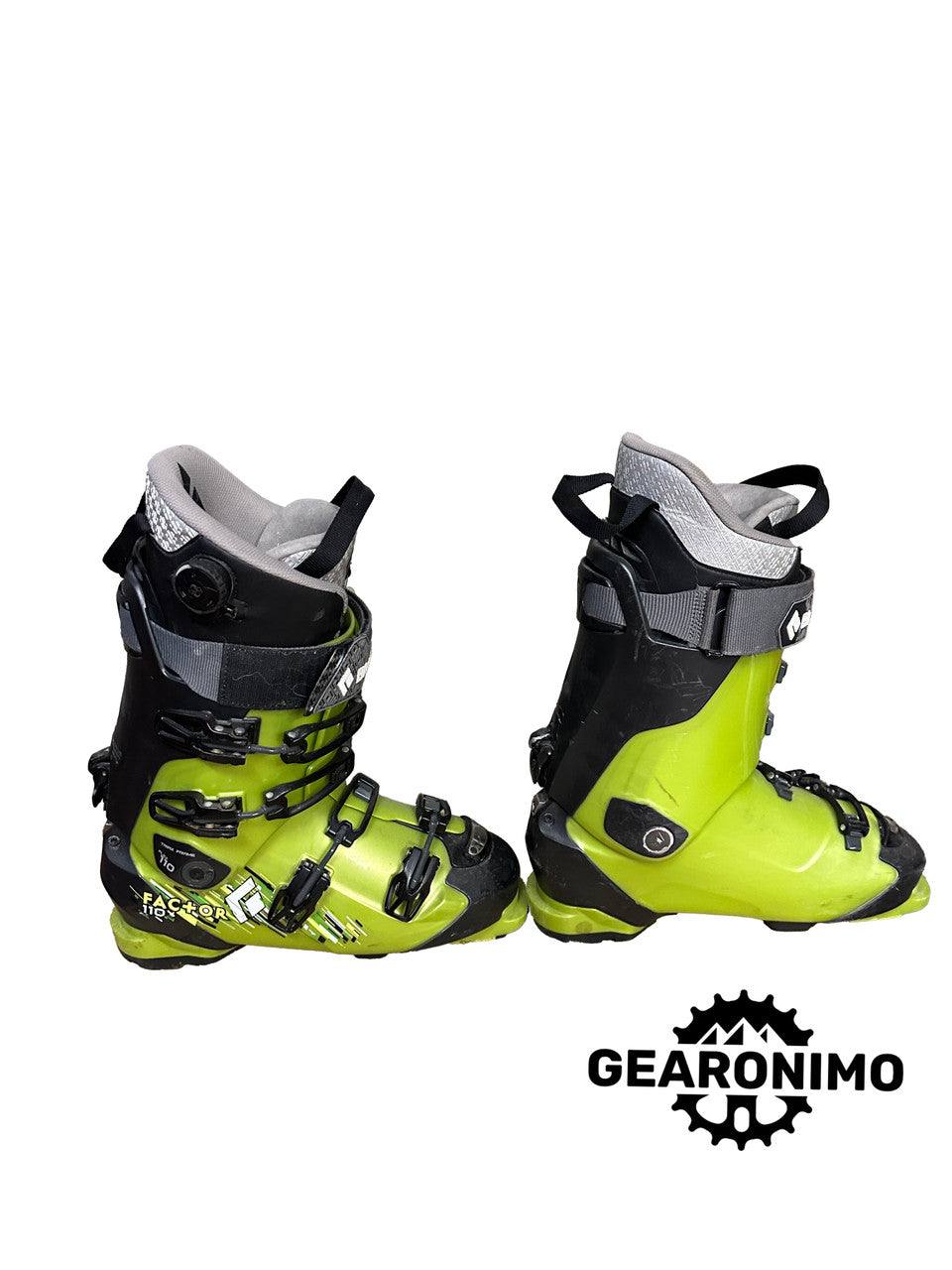 Black Diamond Factor 110 ski boots - sz 10 Mens - image 1