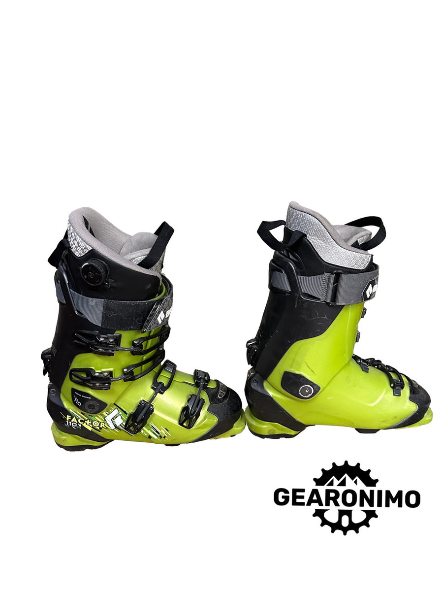 Black Diamond Factor 110 ski boots - sz 10 Mens - image 1