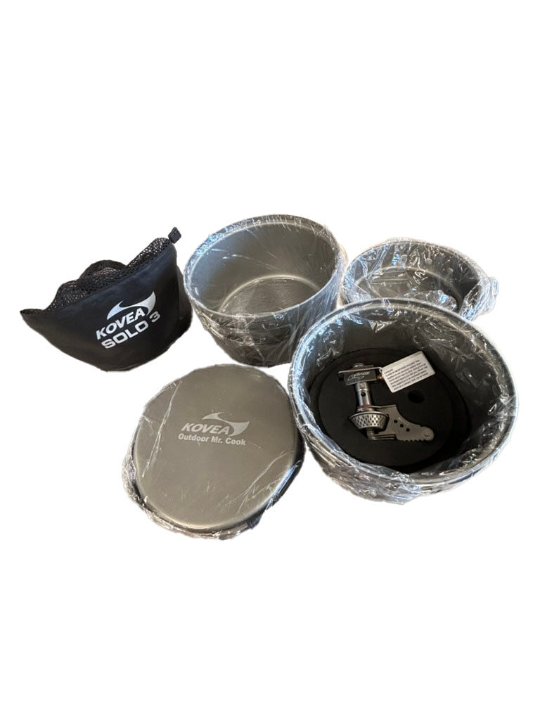 Kovea Solo 3 Camp Stove and Pots set - image 5