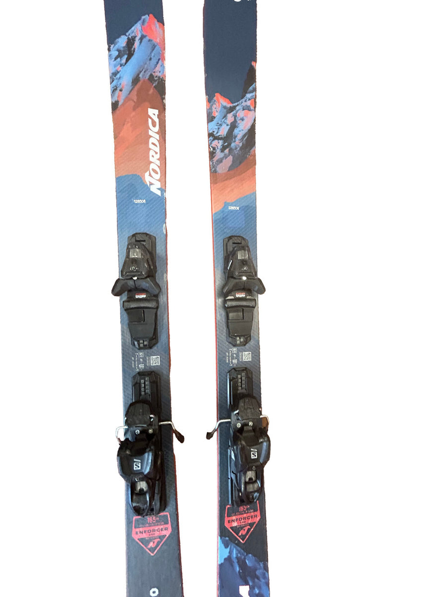 Nordica Enforcer 100 Skis With Salomon 3M 10 Bindings - 165cm (A) - image 4