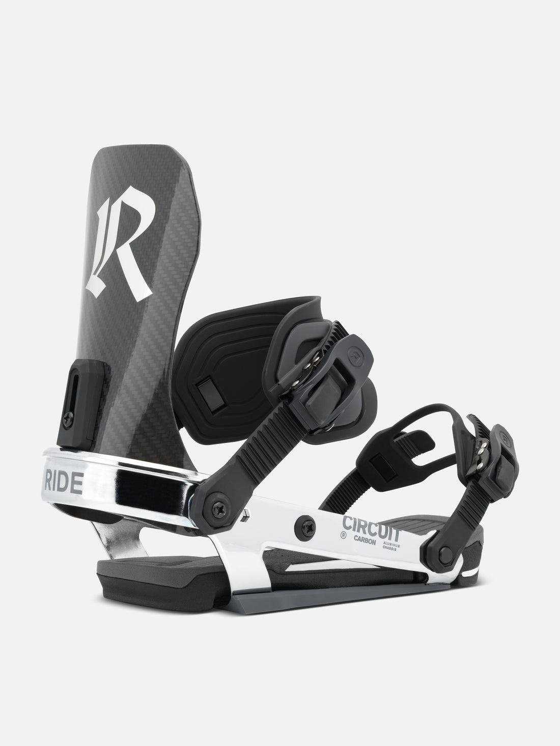 Ride Circuit Carbon Chrome Snowboard Bindings 2027 - Size Medium