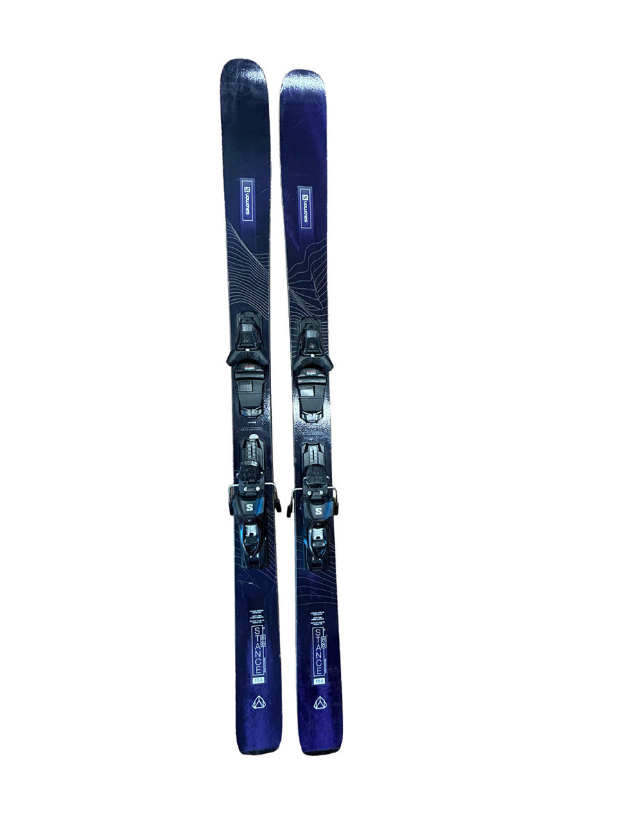 Salomon Stance 88 Skis With Salomon 3M 10 Bindings - 154cm (A) - image 2