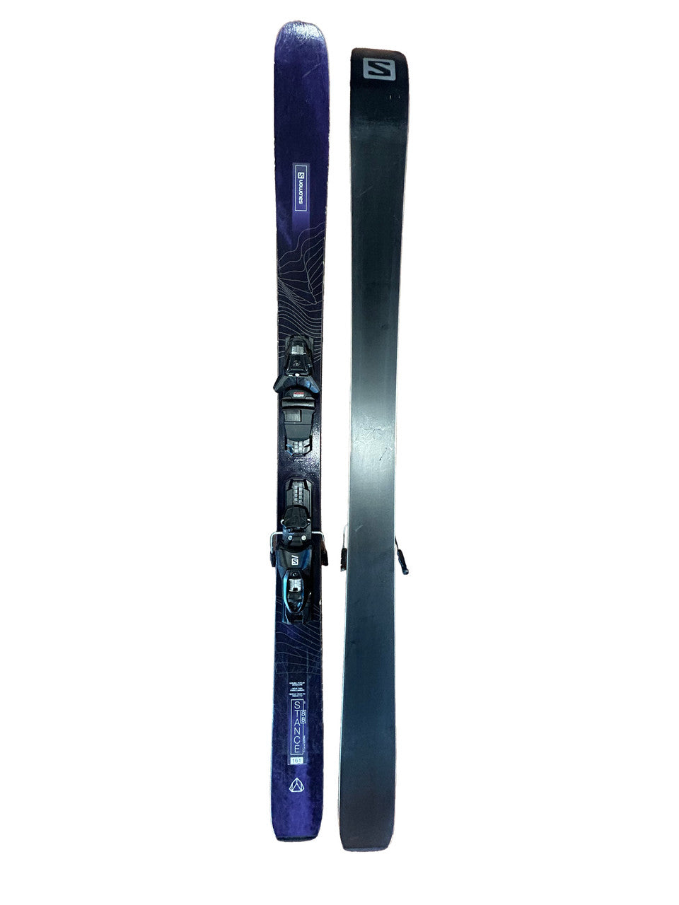 Salomon Stance 88 Skis With Salomon 3M 10 Bindings - 161cm (A) - image 2