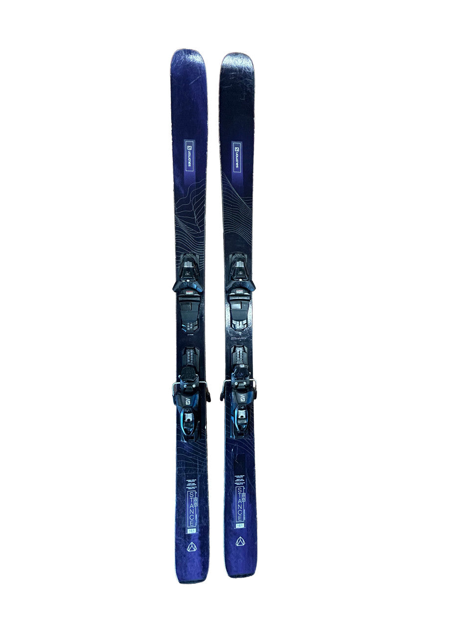 Salomon Stance 88 Skis With Salomon 3M 10 Bindings - 161cm (A) - image 8