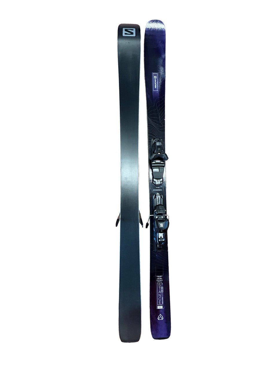 Salomon Stance 88 Skis With Salomon 3M 10 bindings - 161cm (B) - image 3