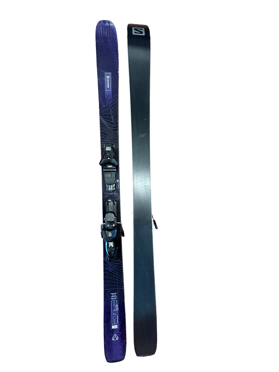 Salomon Stance 88 Skis With Salomon 3M 10 Bindings - 168cm (A) - image 9