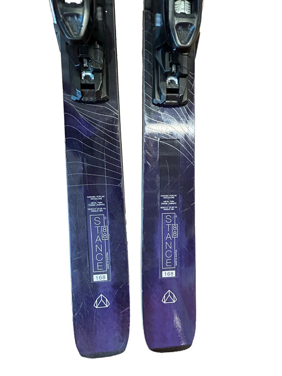 Salomon Stance 88 Skis With Salomon 3M 10 Bindings - 168cm (A) - image 5