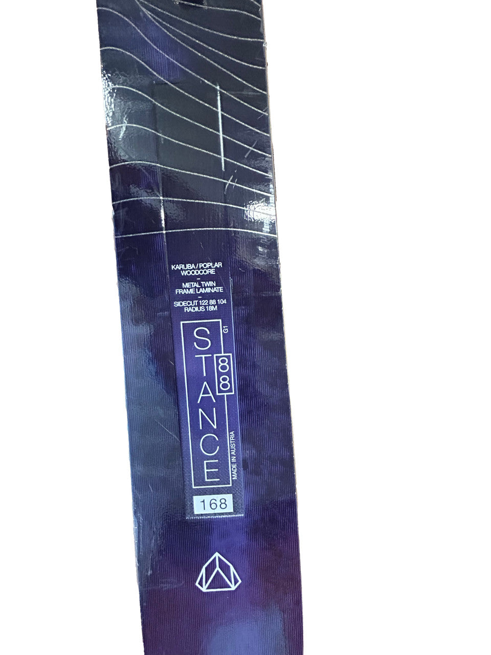 Salomon Stance 88 Skis With Salomon 3M 10 Bindings - 168cm (B) - image 4