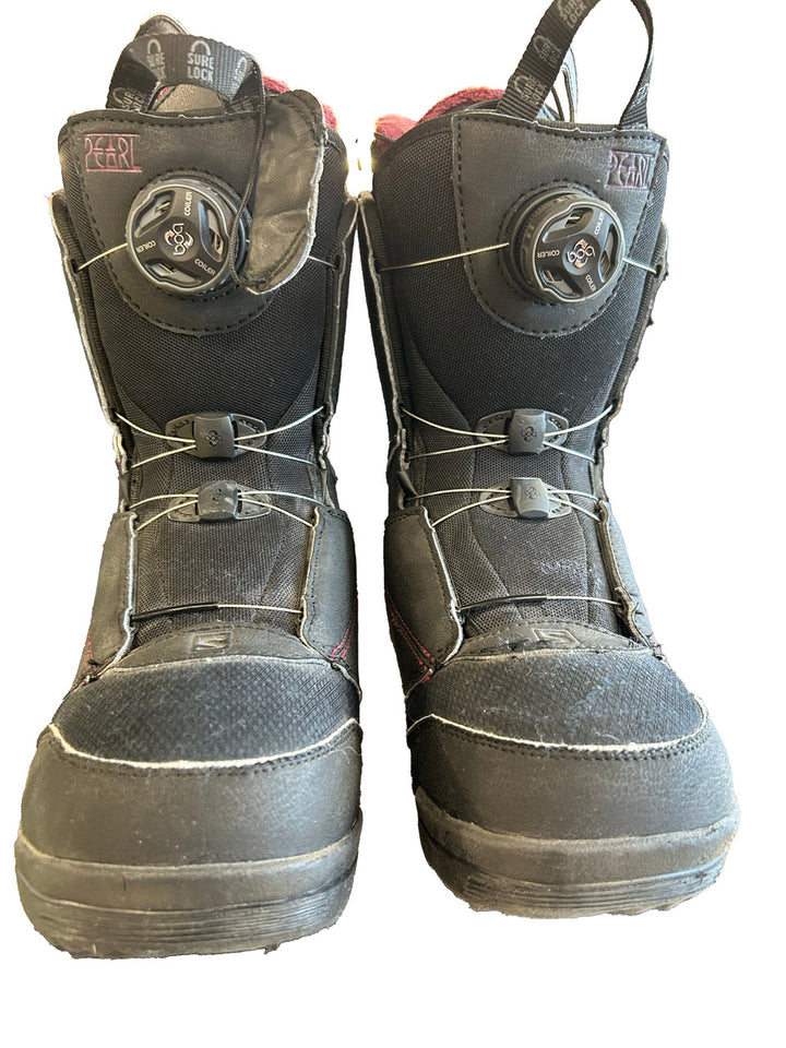 Salomon Pearl Boa  Snowboard Boots- Multiple Women's Sizes Avalible - image 3