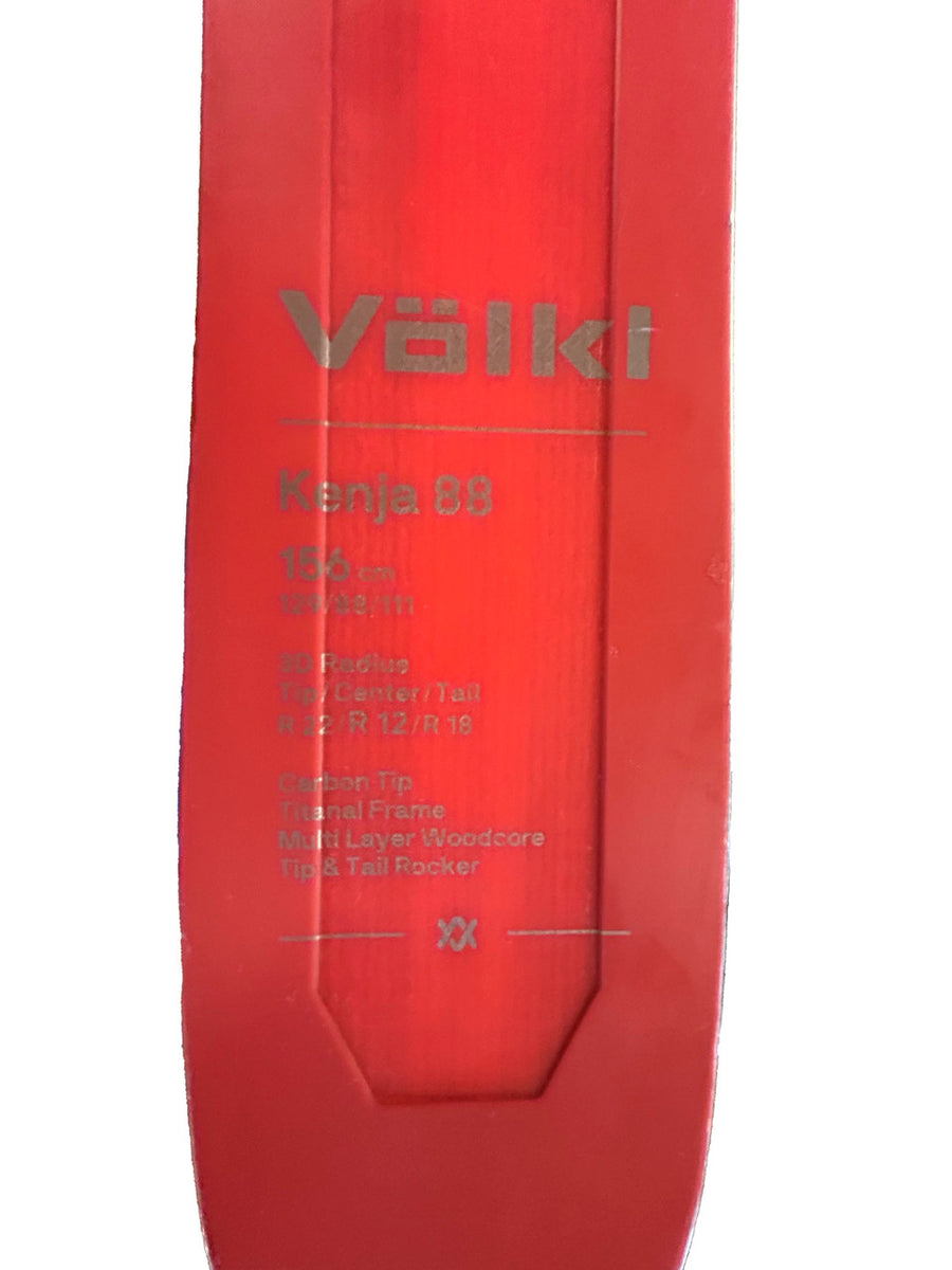 Volkl Kenja 88 (2023) Skis With Salomon 3m 11 - 156cm (A) - image 7