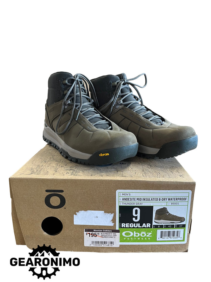 Oboz Andesite Mid Insulated B-Dry waterproof - Men's 9 - image 1